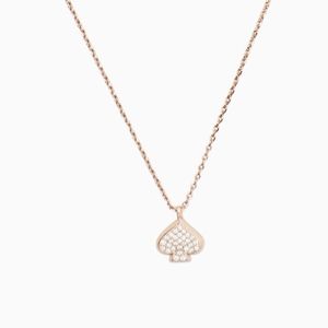 NWT Kate Spade Rose Gold Crystal Pendent Necklace